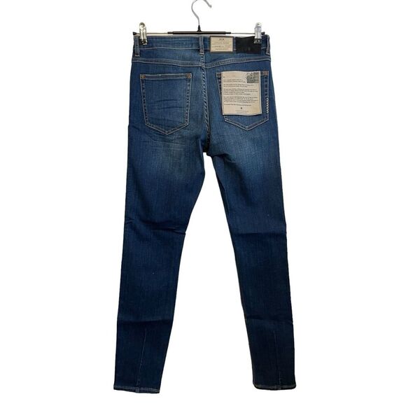 NWT Neuw‎ Mid Rise Skinny Berlin Blue Jean Women's Size 28 Nordstrom Faded Slim - Picture 2 of 6
